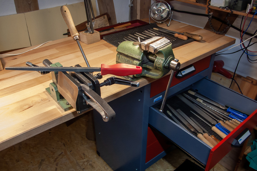 Drehpunkt an der Werkbank